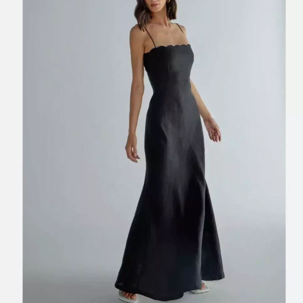 Free People Black Maxi Dress